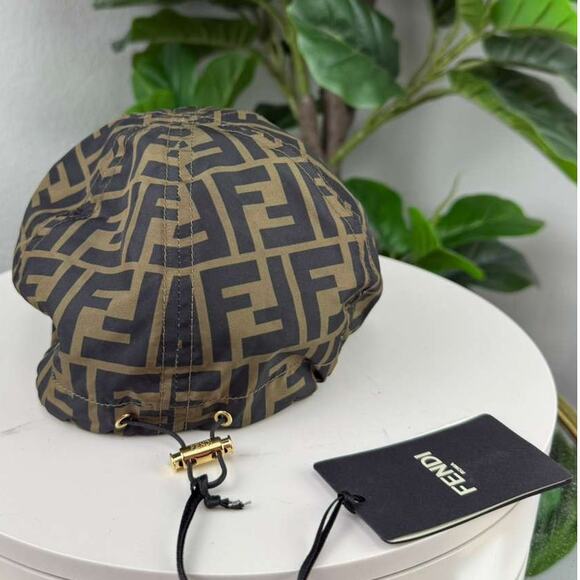 ?✨Authentic Fendi Cap Deep Brown Polyester